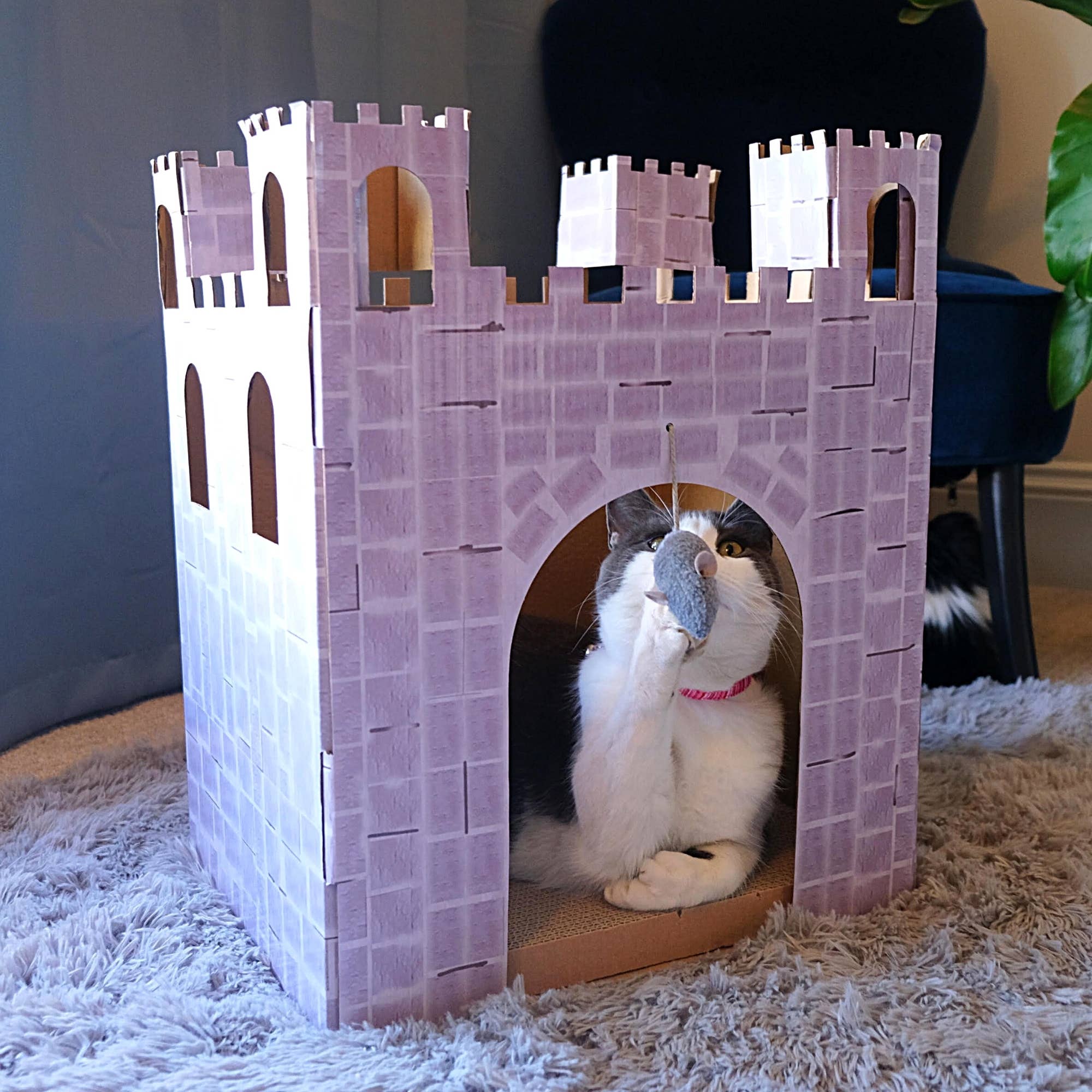 Midlee Designs – wholesale Pet scratcher – Cat – Midlee Castle Cat Scratcher House1