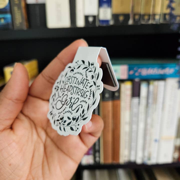 Nerd Lady Designs - Wholesale Bookmark - Obstinate, Headstrong Girl Magnetic Bookmark2