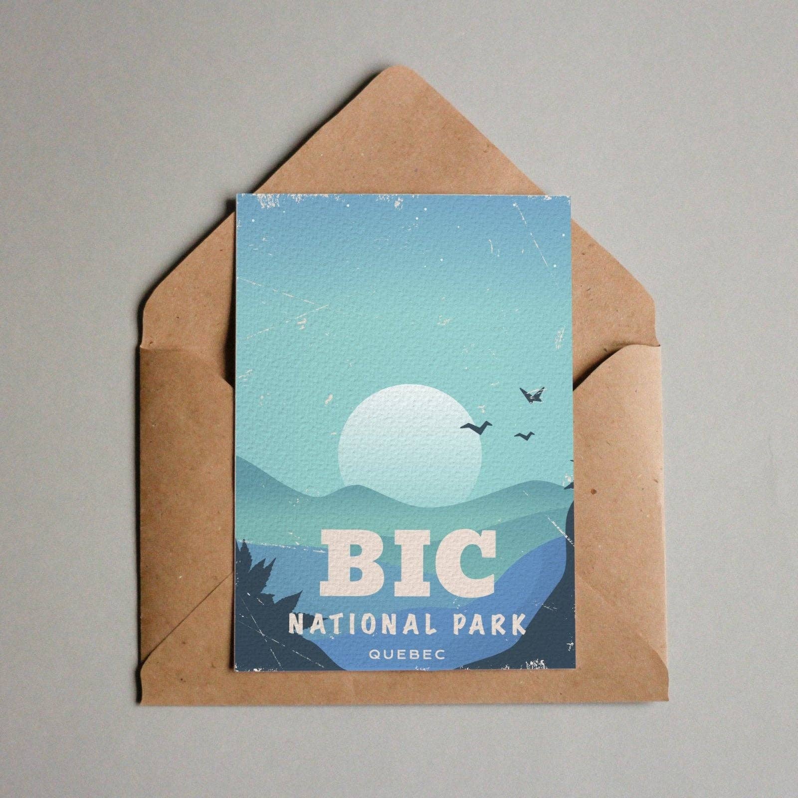 Canada Untamed - Wholesale Postcard - Bic Quebec National Park Postcard1