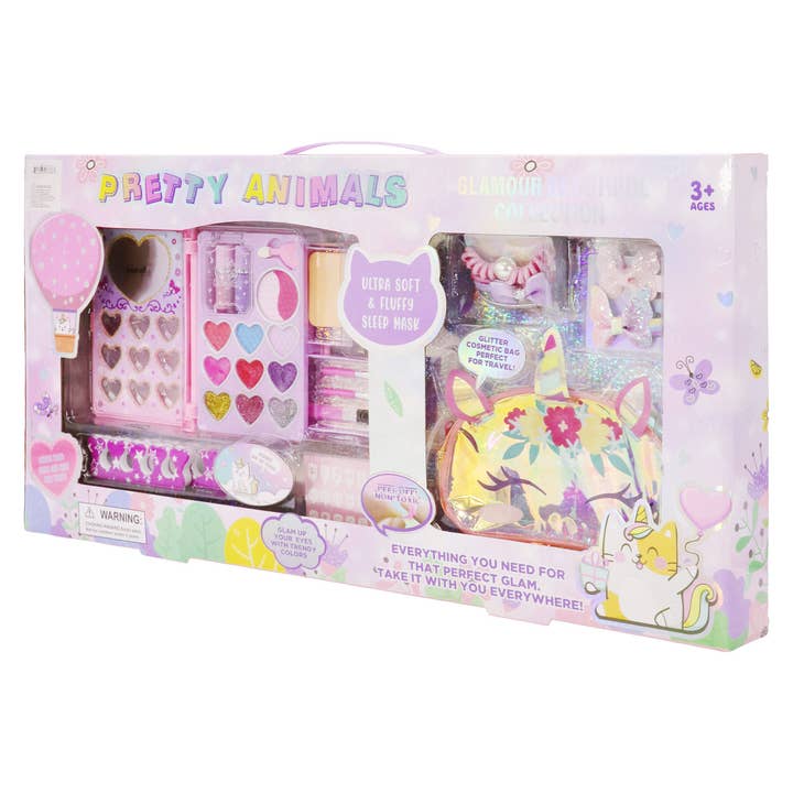 AS SHOWN Kids Unicorn Kitty Beauty Makeup Collection Kit for wholesale on Faire3