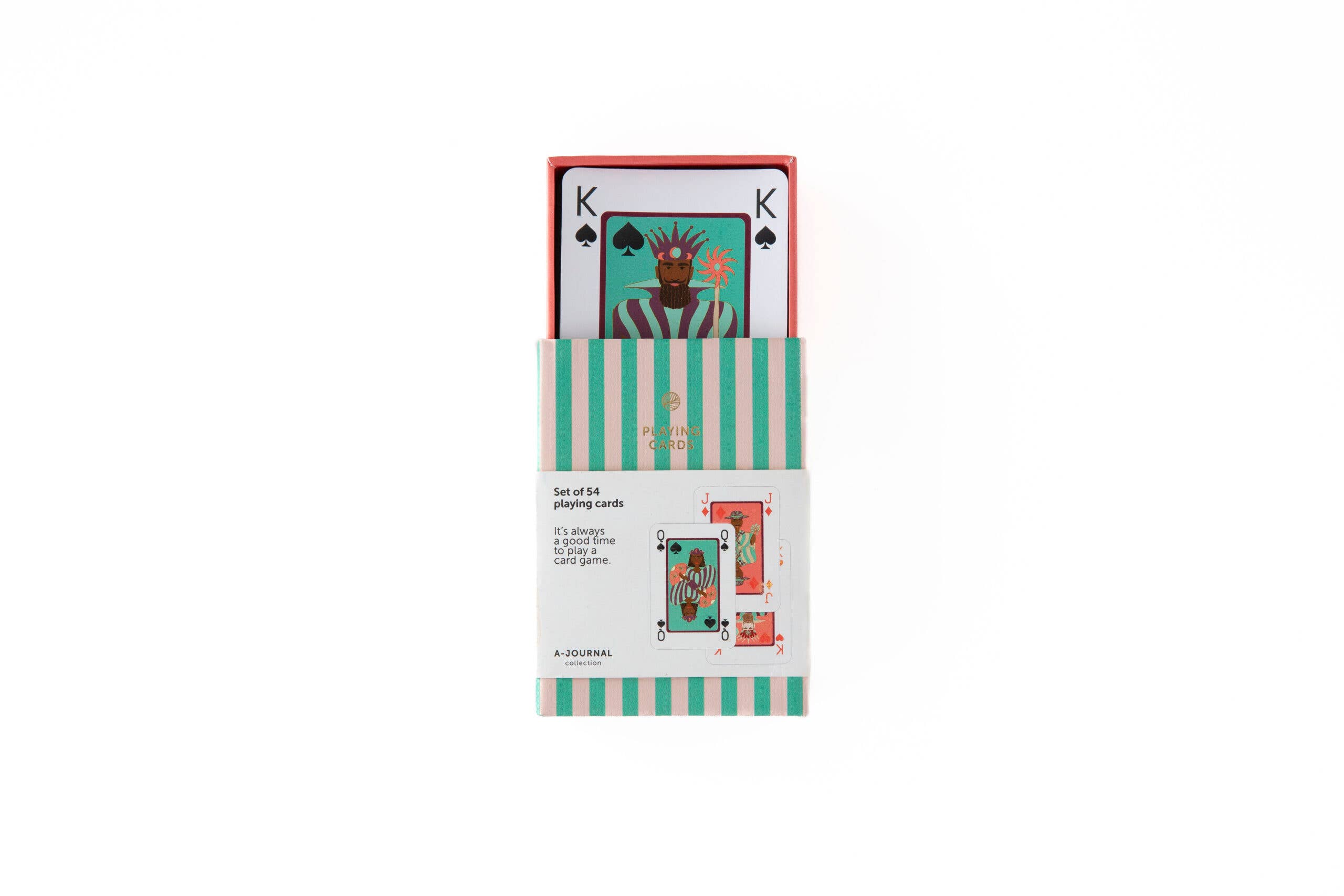 A-Journal Stationery - Wholesale Card Game - A-Journal Playing Cards - Green2