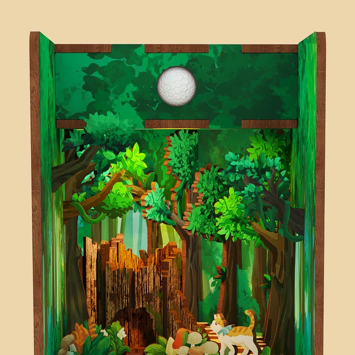 Hands Craft - Wholesale DIY Craft Kit - DIY Miniature House Book Nook Kit: Alice's Adventure