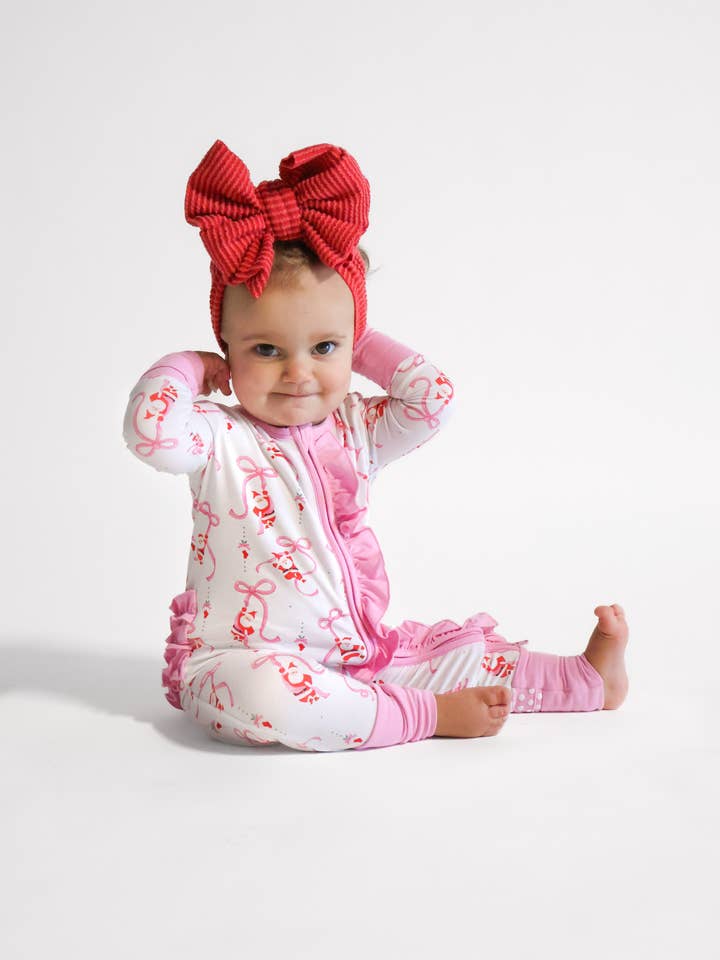 Santa Baby Convertible Zip Romper for wholesale by Elle & Mily