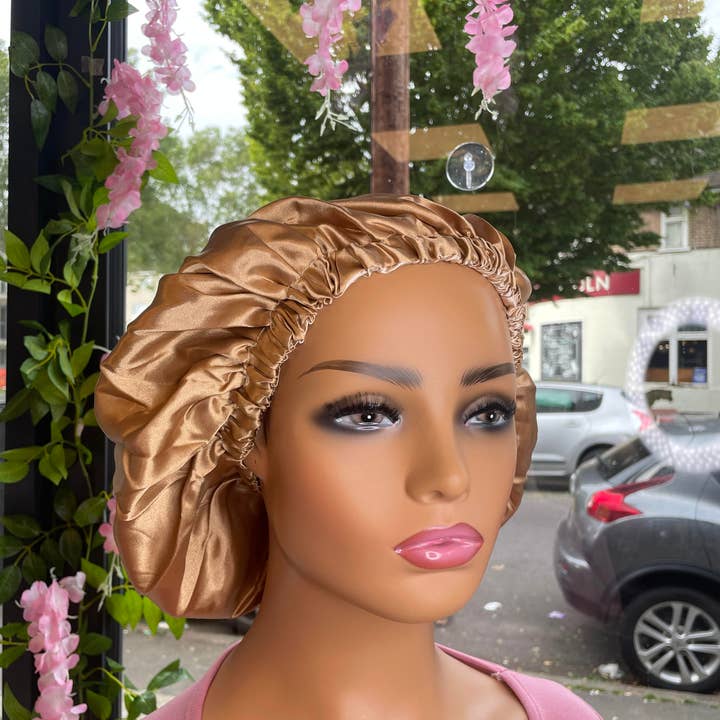 Lux Beauty Essentials Ltd – wholesale Sleep cap / bonnet – women's – Lux Adjustable Strap Hair Bonnet7