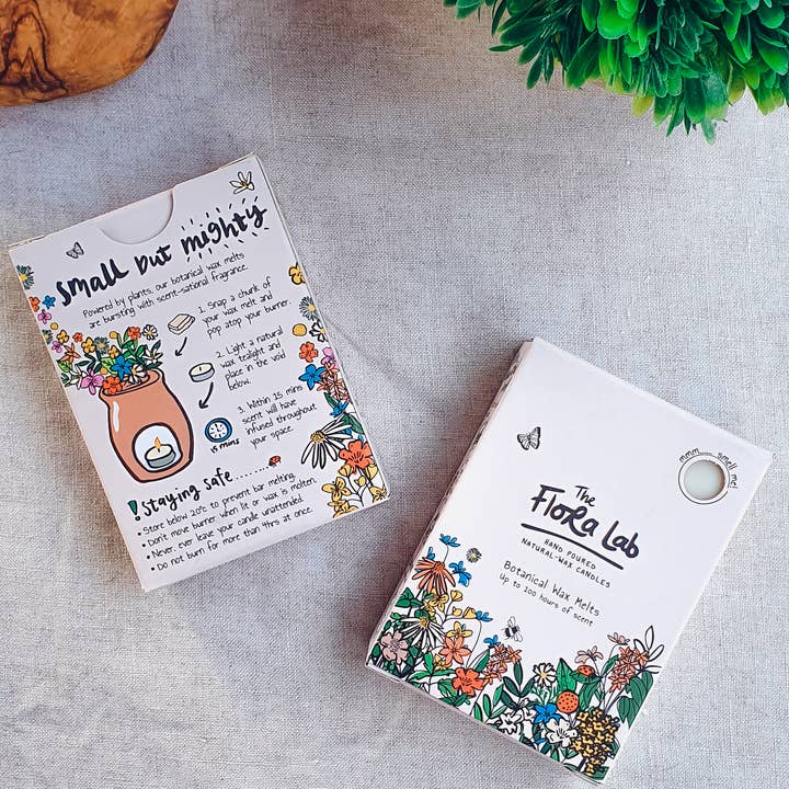 The Flora Lab | Hand Poured Natural-Wax Candles - Wholesale Wax Melt - Alpine Air Wax Melt Bar | Luxury Sustainable Scent