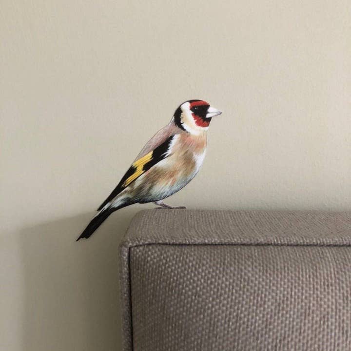 Charming Goldfinch Wall Sticker - Easy to Apply and Remove for wholesale by Wonderwallsboutique