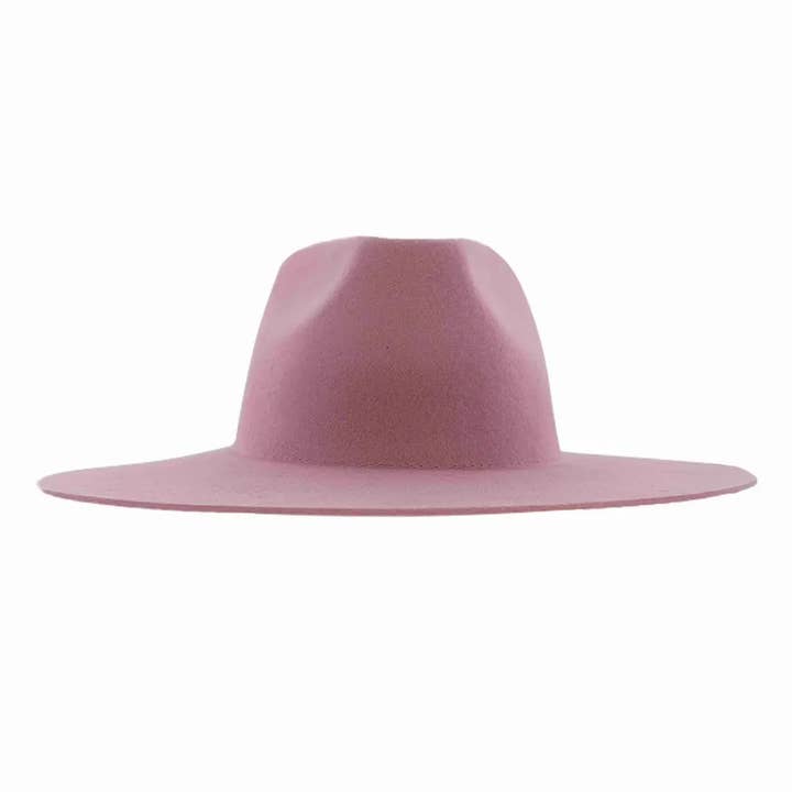 American Hat Makers - Wholesale Fedora - Uniseks - 100% wollen vilten flat brim fedora hoed - rancher stijl4
