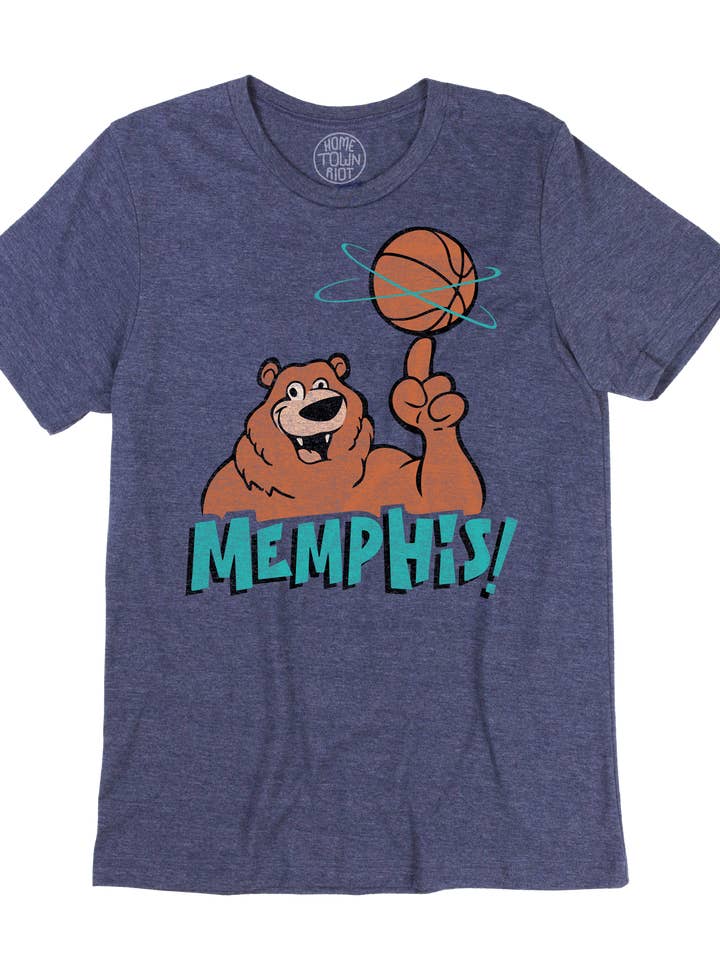 Memphis Basketball Bear Shirt for wholesale by HomeTown Riot