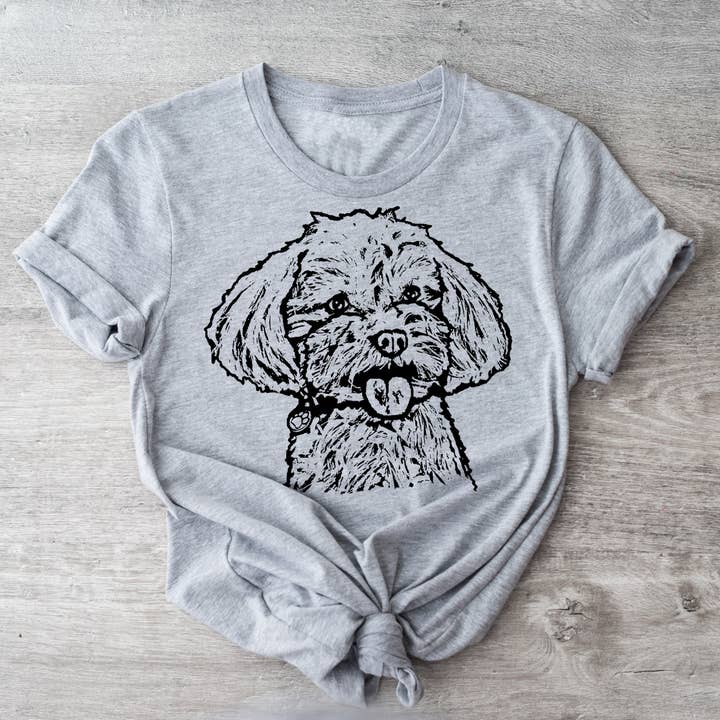 Maltipoo (Grace) | Unisex T-Shirt for wholesale by Spicy Kitten Designs