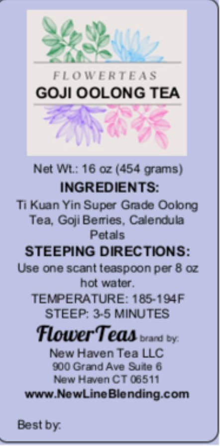 FlowerTeas – Engroshandel Løs te – Løsbladet te i løs vægt 1 lbs Kommerciel brygning Fødevareservice44