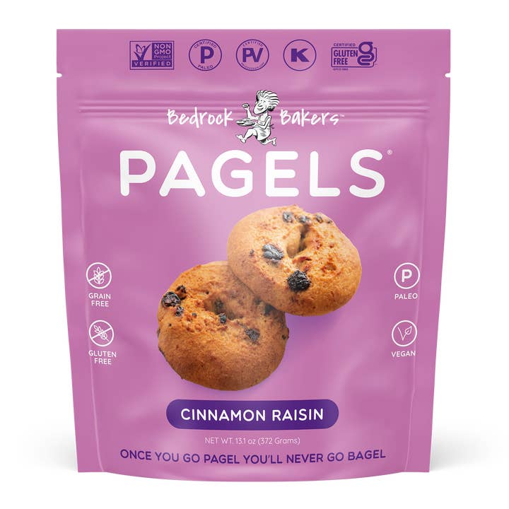 Cinnamon Raisin Pagels for wholesale by Bedrock Bakers