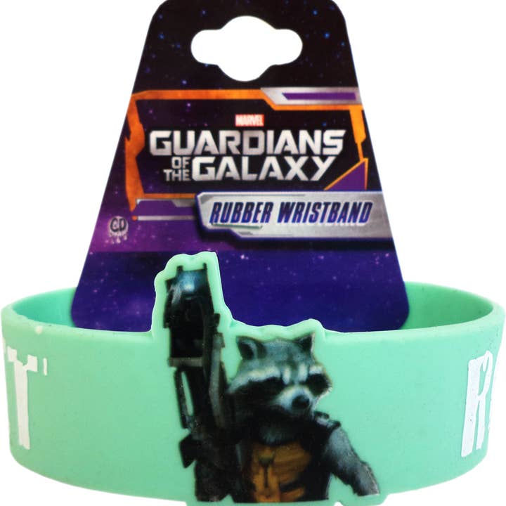 Square Deal Recordings & Supplies - Wholesale Wristband - Wristband - Guardians Of The Galaxy - Rocket On Teal0