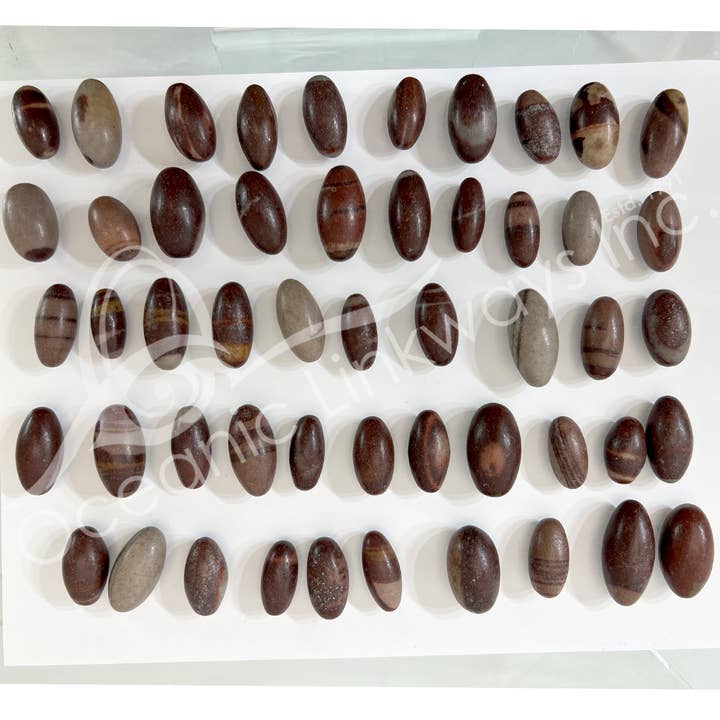Oceanic Linkways Inc - Wholesale Spiritual Stone/Crystal - SHIVA LINGAM - 2 TONES 1"1