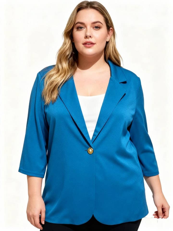 Giacca in tessuto elasticizzato maniche 3/4 GT5958-1 per la vendita all'ingrosso da parte di KICHIC