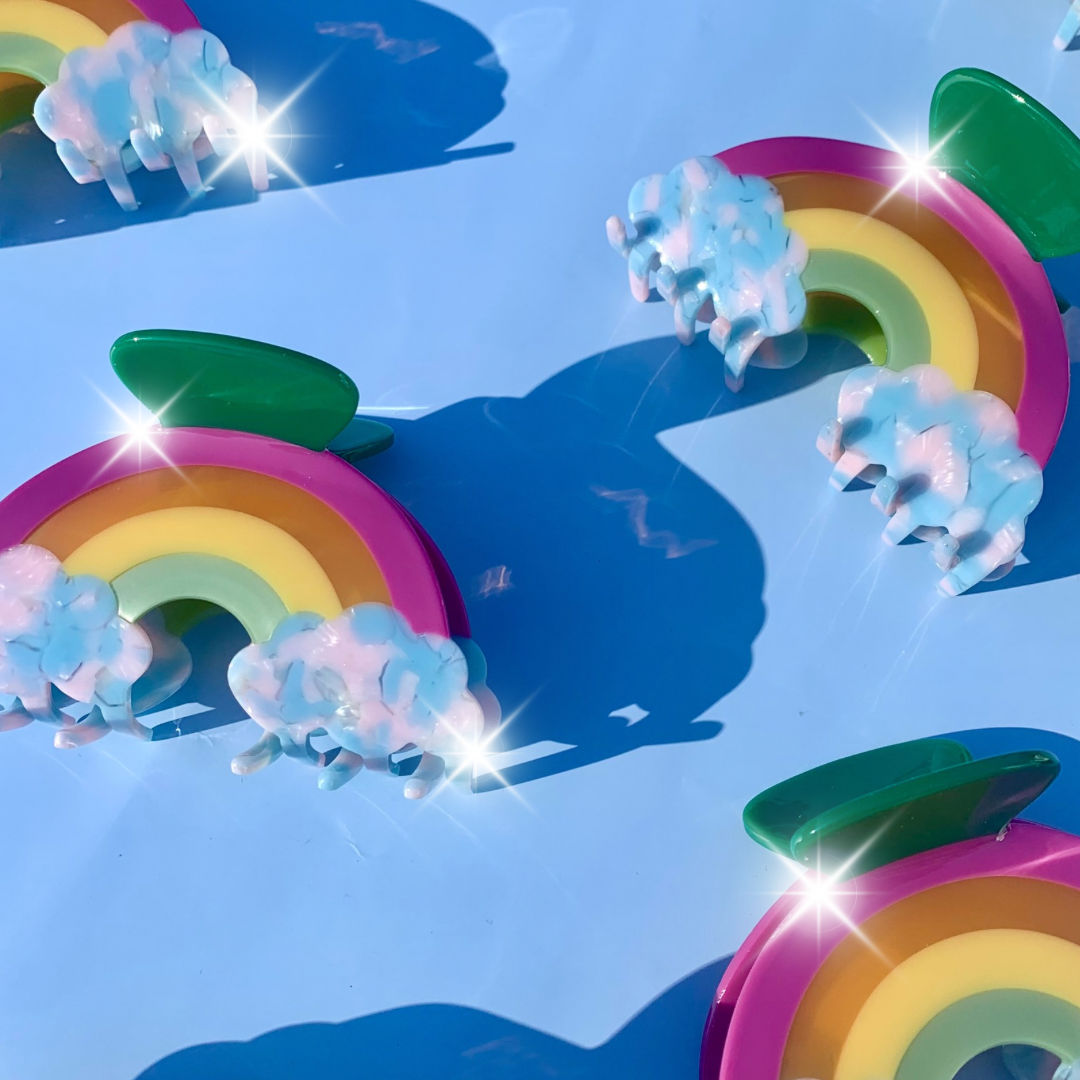 Not Picasso - Wholesale Hair Clip - Women's - Rainbow Hair Claw3