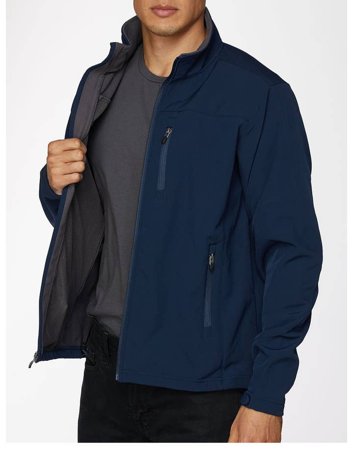 Rodeo Clothing - Wholesale Jacket – Men's - Men's high-quality soft shell bonded jacket with contrast11