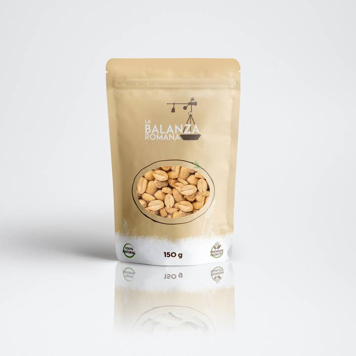 La Balanza Romana - Venta al por mayor Frutos secos - Cacahuete Tostado Pelado Sin Sal - 150gr
