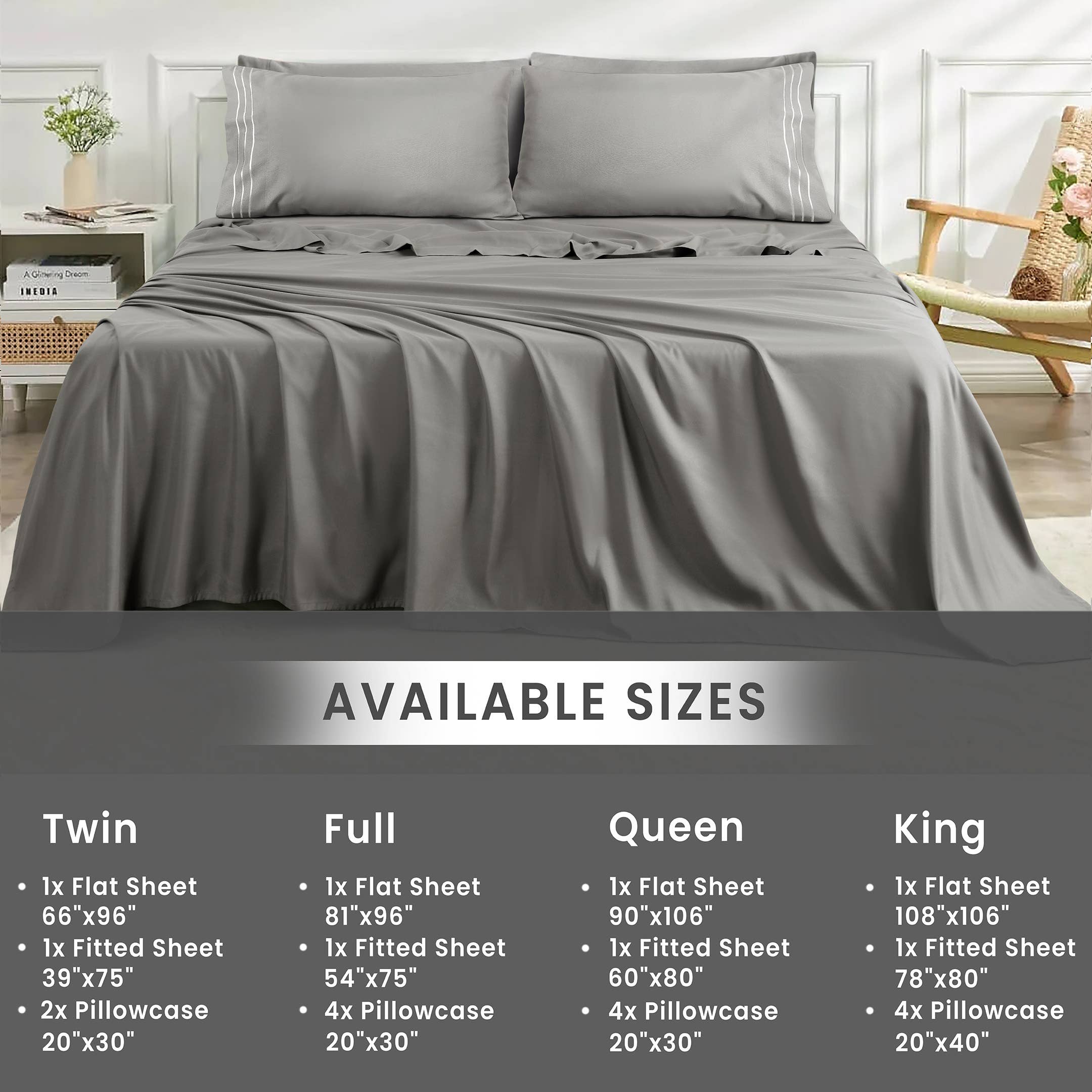 Cottonpassion_US – wholesale Sheet set – Sheet Set 6 Piece Microfiber Bed Sheet Set Ultra Soft Sheets15