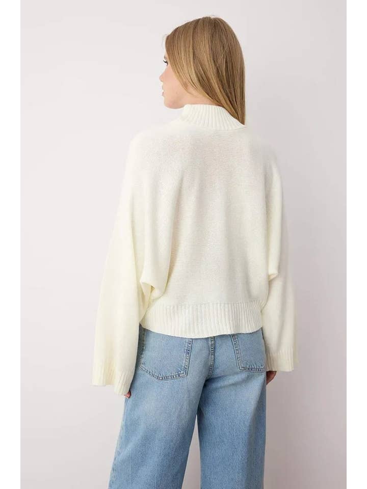 Hoxton Gal – Pulôver - Mulher por atacado – Camisola de Malha com Mangas Largas e Largas11