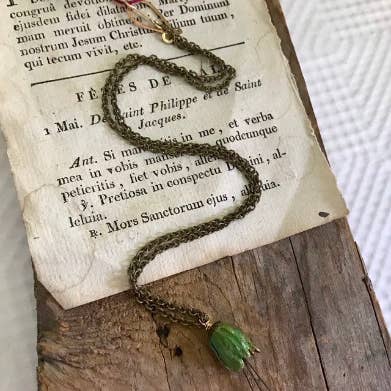 Fuchsia Bloom Studio - Wholesale Pendant/Charm Necklace - Small Tulip Necklace Flower Jewelry2