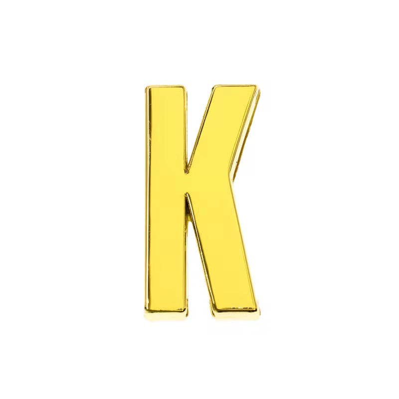 Deep South Originals Inc. - Wholesale Scarf Clip - Women's - Large Slide Letters - 14k Gold Plated Stainless Steel10