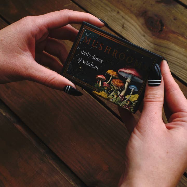 Red Wheel/Weiser LLC - Wholesale Tarot Cards - Mushrooms: Daily Doses of Wisdom (36 Gilt-Edged Mini Cards)8