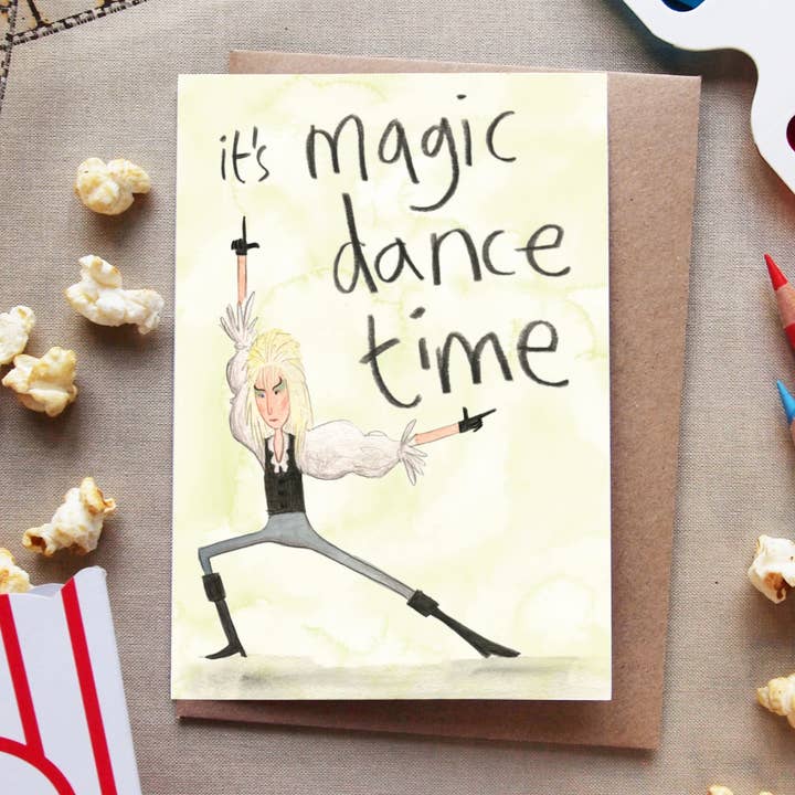 Carte de film fantastique Labyrinthe - Temps de danse magique pour la vente par The Grey Earl