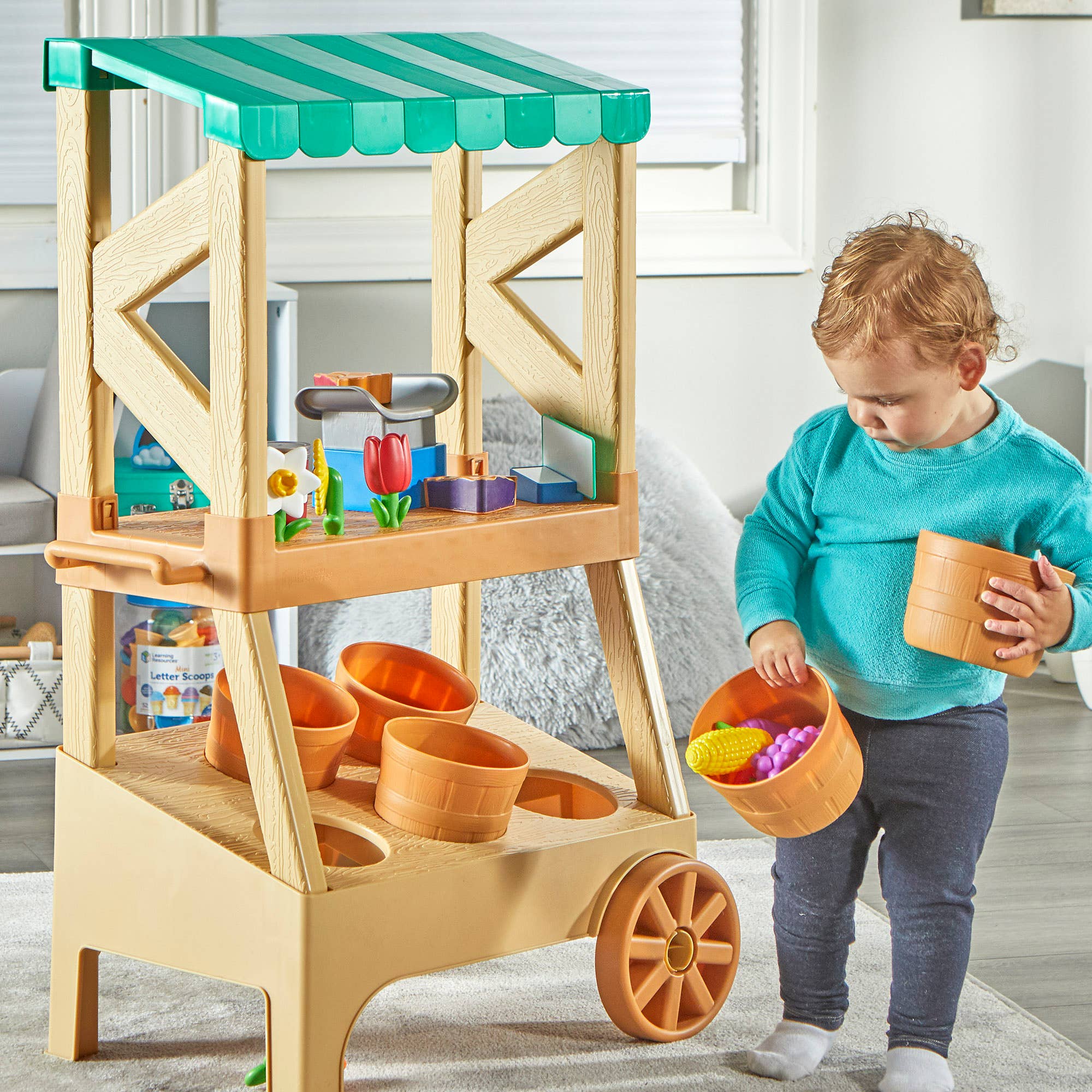 Learning Resources - Wholesale Toy Set - Kids - Fresh Market Stand2