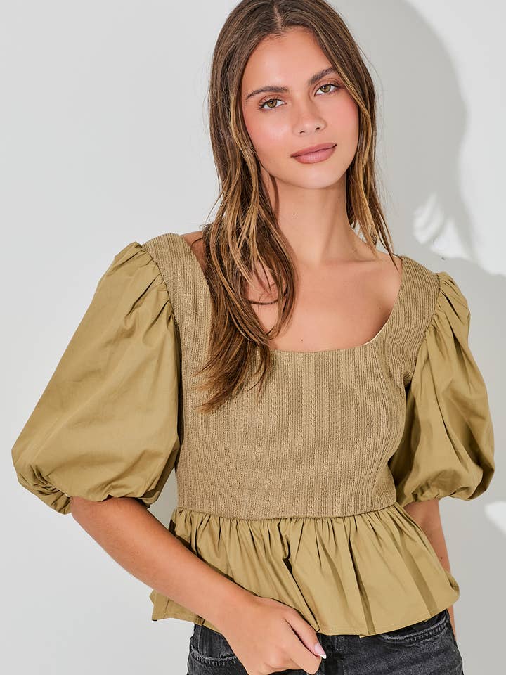 TIE BACK TOP for wholesale by Baevely by Wellmade USA