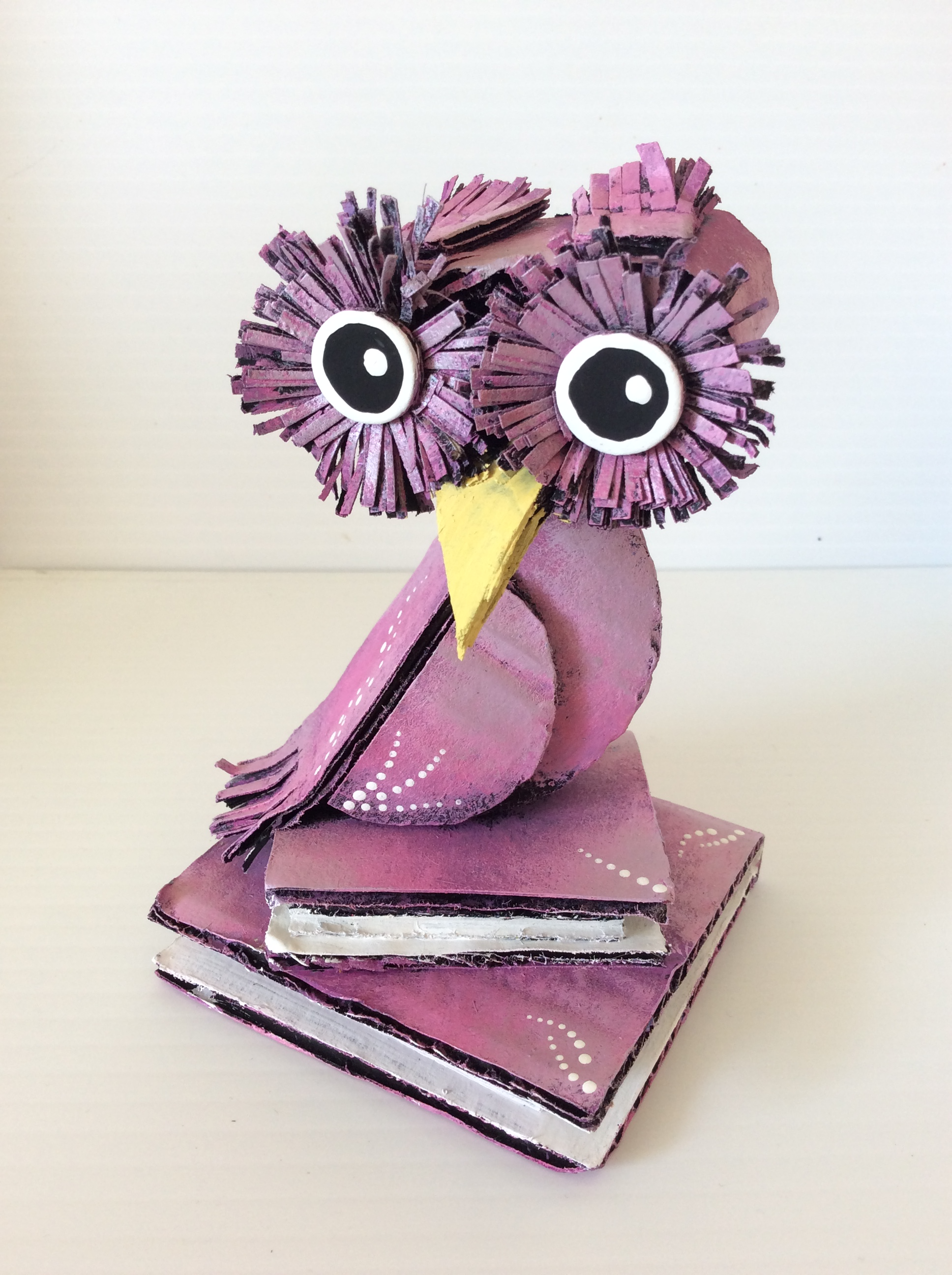 Ciclomanias - Venta al por mayor Escultura - Escultura de búho (mamá y búhos bebés incluidos)2