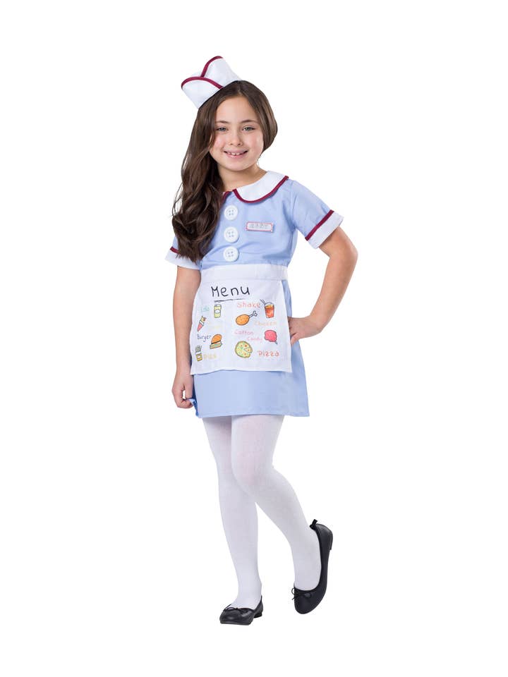 Dress Up America - Vendita all'ingrosso Costume di carnevale - Bambini - Costume da cameriera Retro Diner anni '50 - Bambini2