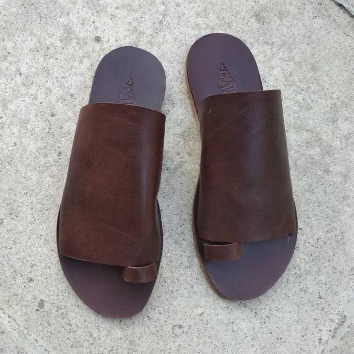 MAVROSANDALS - Venta al por mayor Sandalias - Hombre - VENTA, Sandalias de cuero negro, Sandalias hechas a mano, Sandalias planas1