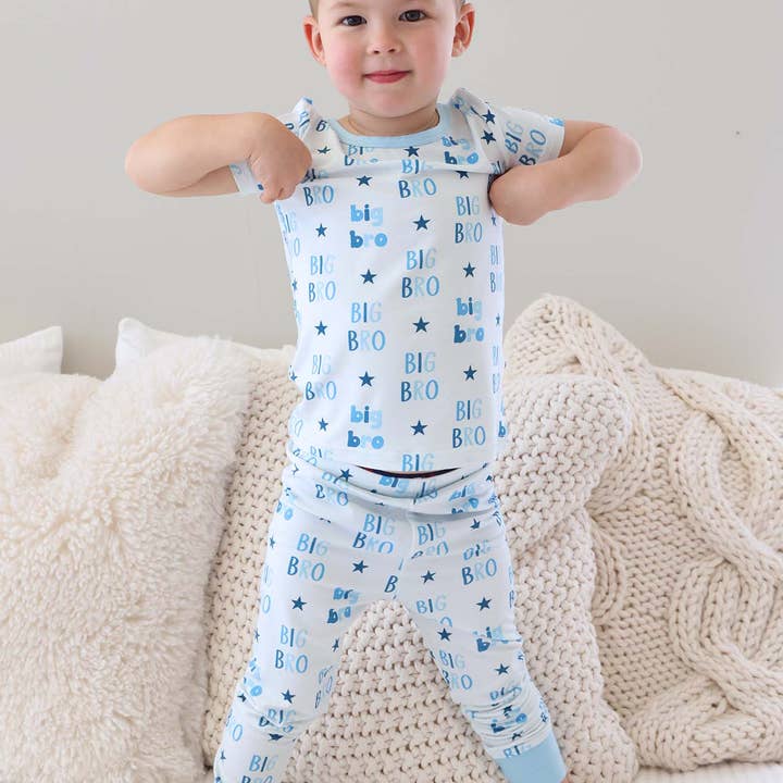 Two Piece Pajama Set | Big Bro for wholesale by Caden Lane