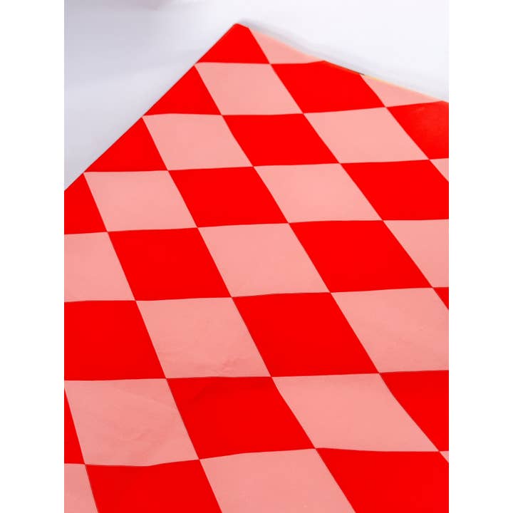 Tissue Paper 500 Sheets 62x86cm DIAMOND PEACH/ORANGE for wholesale by CHIC&PAPER