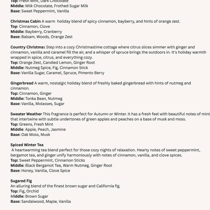 Nature's Elements - Wholesale Wax Melt - Wax melt Squeezable Winter Scents2