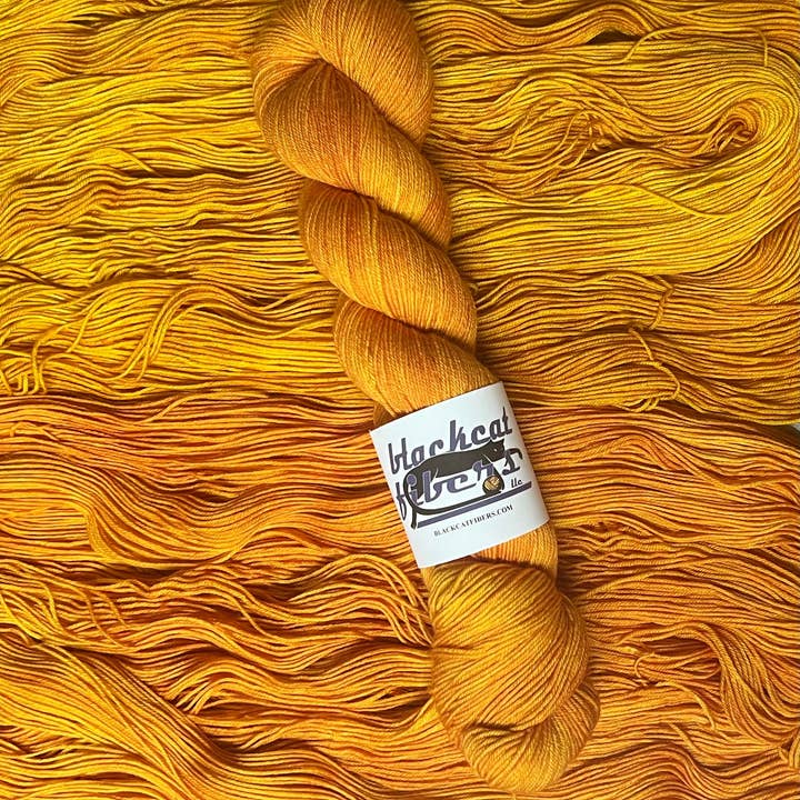 Black Cat Fibers - Wholesale Yarn - Saffron- Nomad Sock