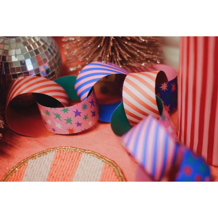 Deck The Halls | Christmas Paper Chain Kit Modern for wholesale by Moo and May Studio