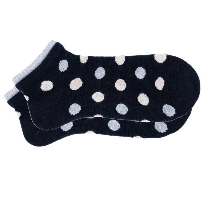 iLux - Wholesale Socks - Women's - Pedotta - Cashmere Silk Dotted Sneaker Sock2