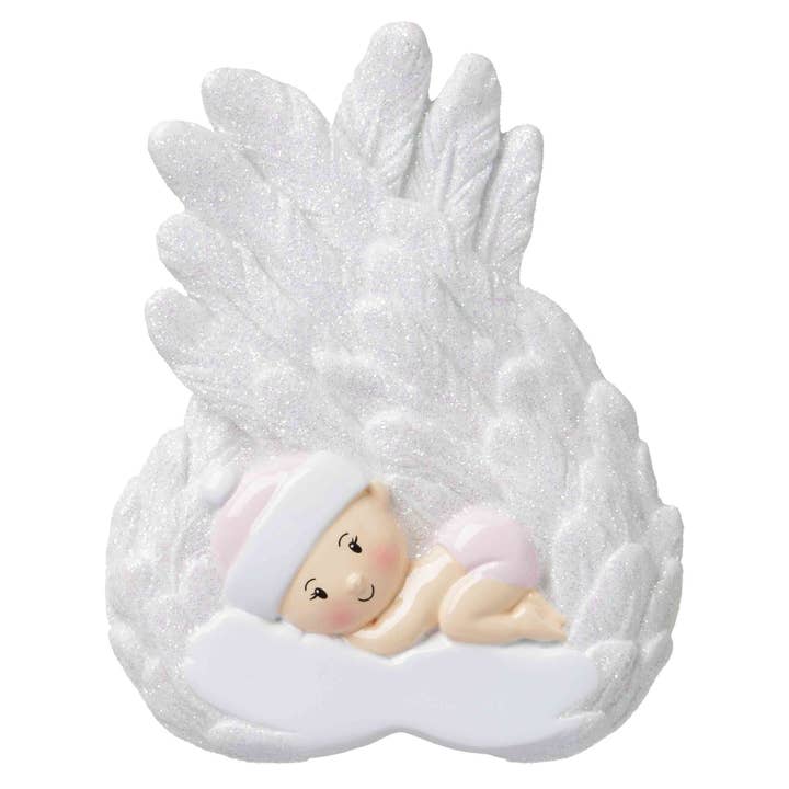 Baby Angel gepersonaliseerd ornament voor wholesale door PolarX Ornaments