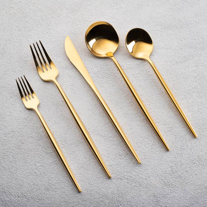 Kadra Kitchenware - Wholesale Assorted Cutlery Set - Vikko Vera SHINY 18/10 Flatware 20 Pc Set2