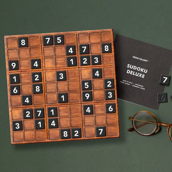 Sudoku Deluxe - Jeu en bois pour la vente par SUCK UK Ltd - USA