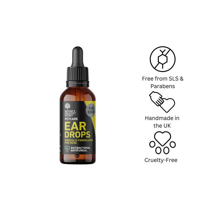 Natures Greatest Secret – wholesale Pet supplement – Dog – Cleansing Colloidal Silver PetCare Ear Drops for Dogs 30ml1
