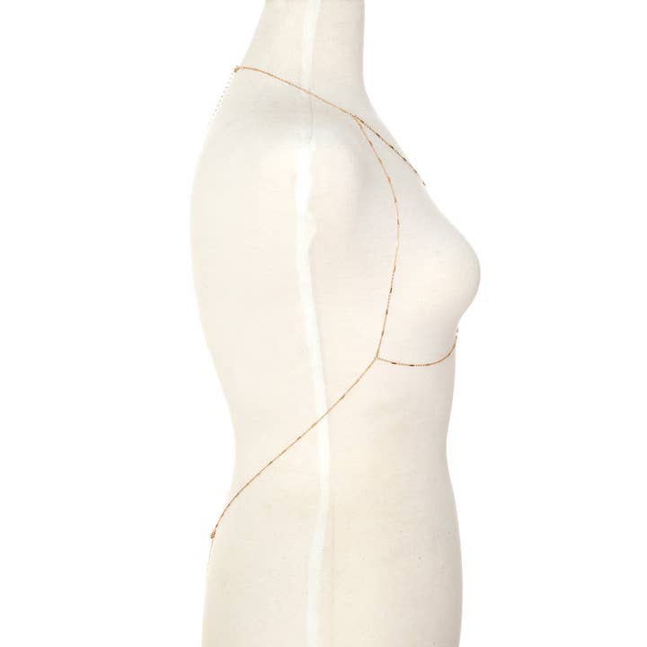 Artini Accessories - Vente Chaînes visage/corps - Chaîne de soutien-gorge Dainty1