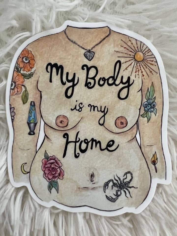 Body Love Stickers for wholesale by Trendy Bullsh*t