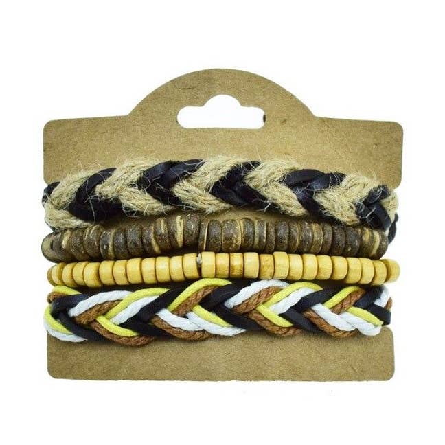 🌾🧡 Rustic Boho Bracelet – Nature and Style on Your Wrist for wholesale by Miss Minna