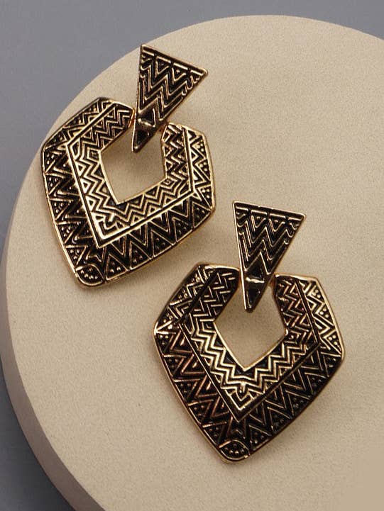 AZTEC ANTIQUE EARRINGS | 31E22573 for wholesale by JOSSLYN by wall to wall
