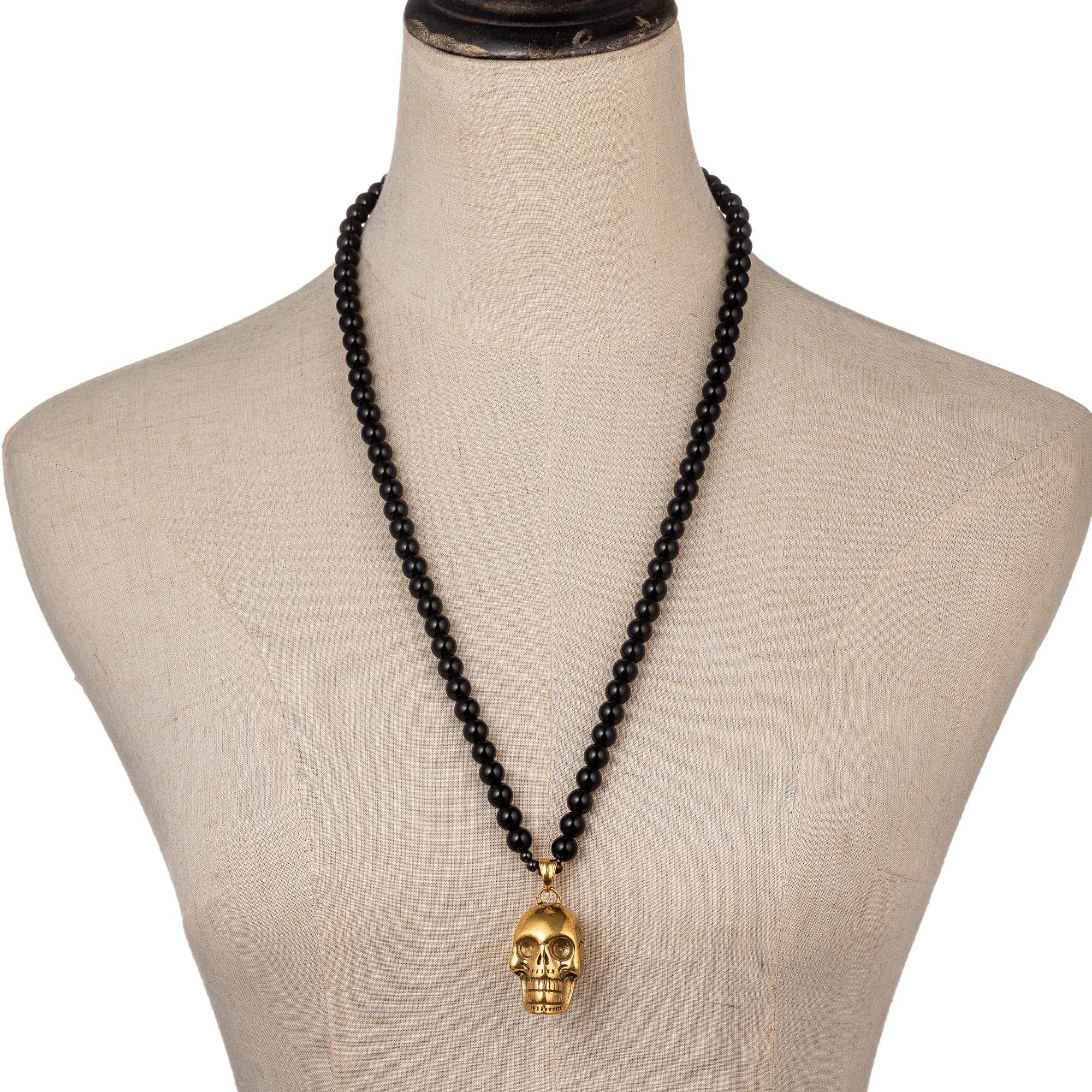 Eye Candy Los Angeles - Wholesale Pendant/Charm Necklace - Hudson Onyx Pendant Necklace1