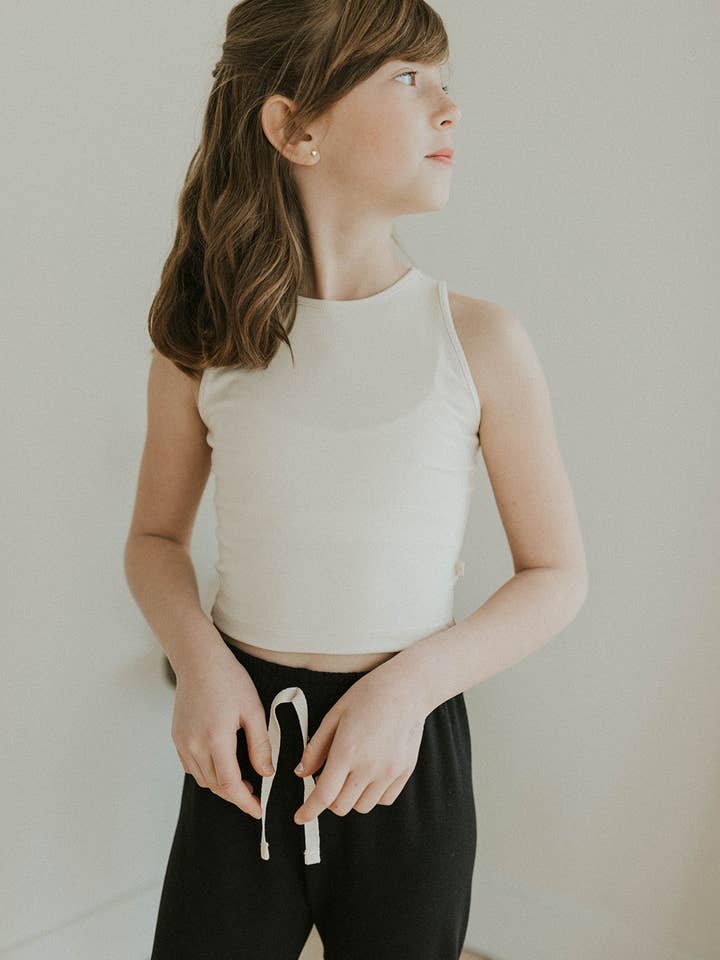 Ungdom Hög Hals Tanktop för wholesale av Jax & Lennon Clothing Co.