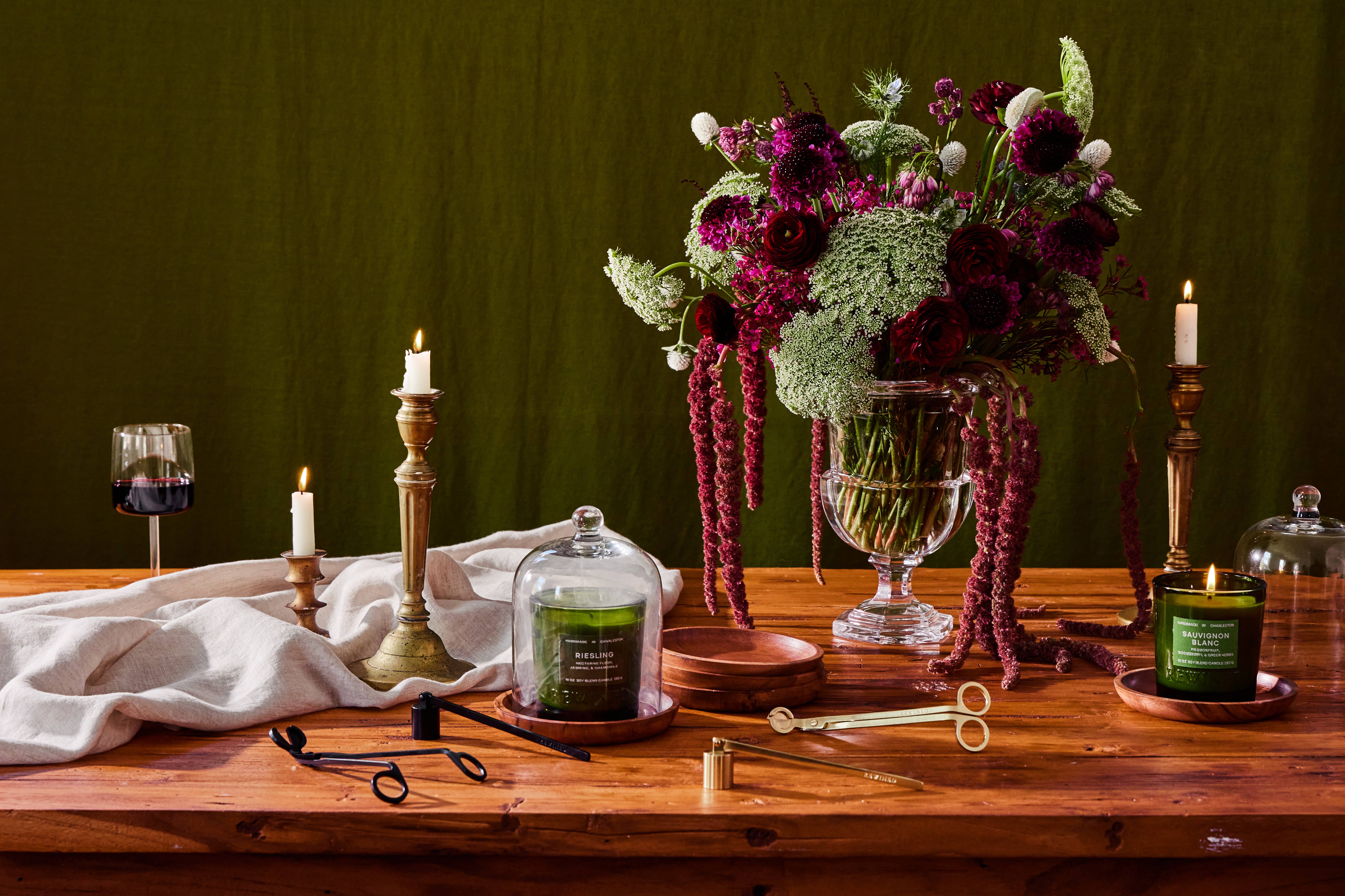 Rewined - Wholesale Candle Holder - Glass Cloche (wooden base sold separately)1