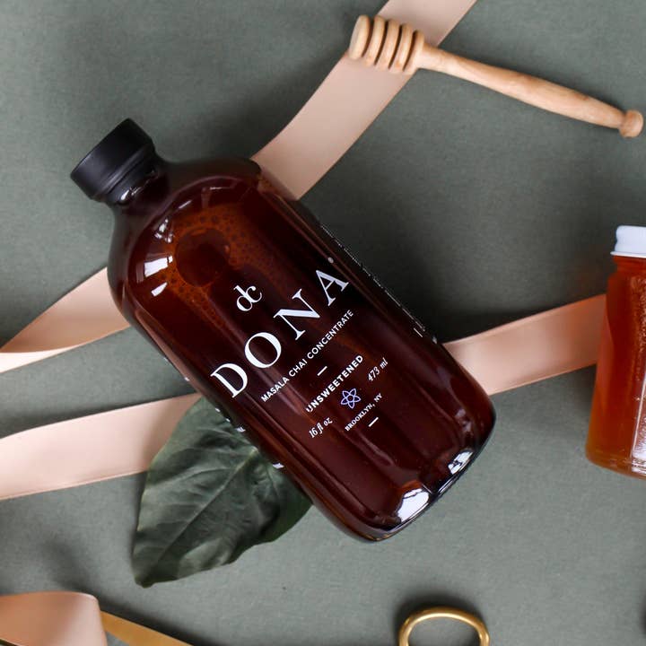 DONA - Wholesale Iced Tea - Retail Unsweetened Chai Concentrate (Case of 12)